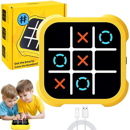 4 in 1 - Tic Tac Toe | Rechargrable | Single-Multiplayer