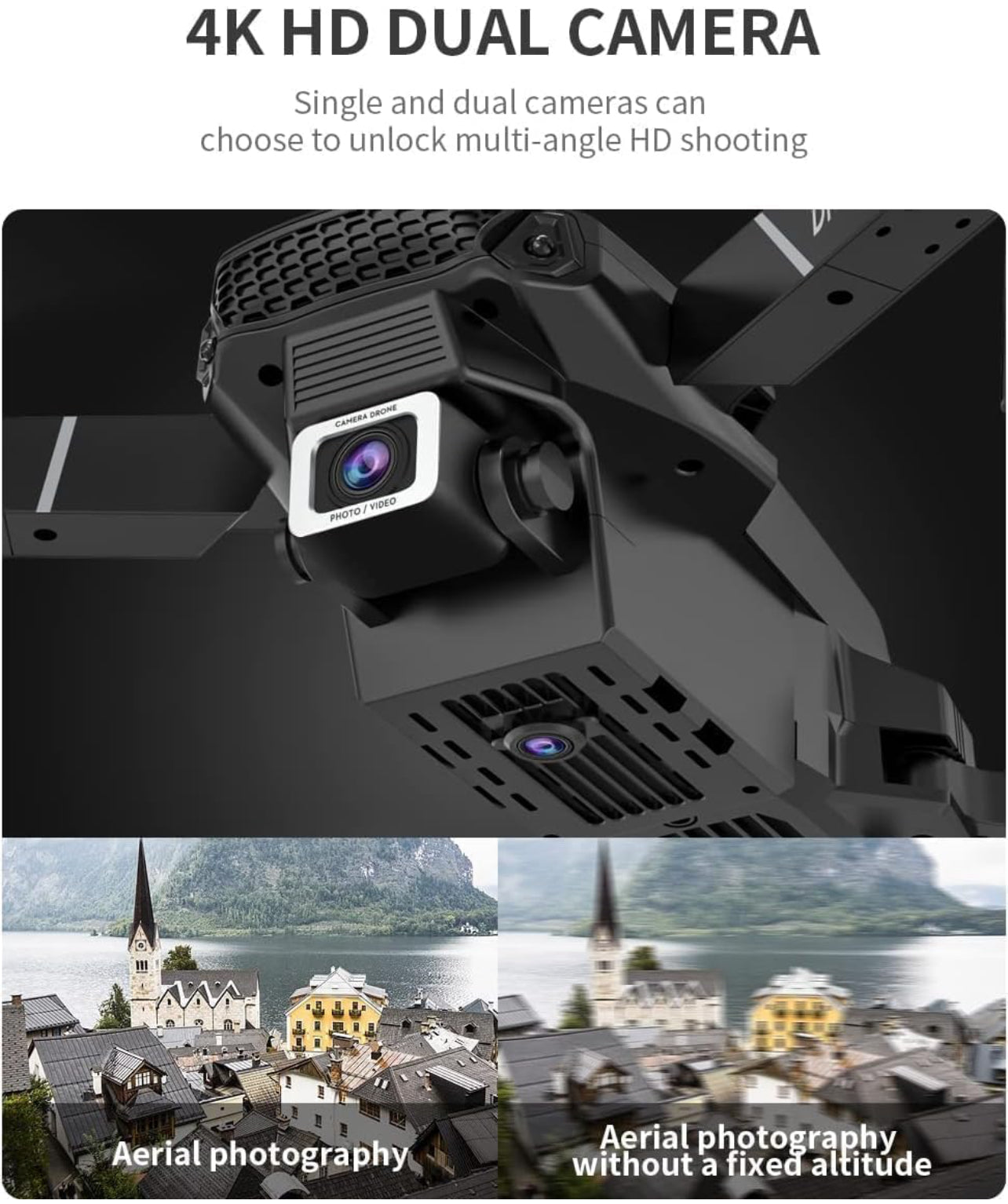 Kids/Adults Drone - 4K Dual Camera | 360