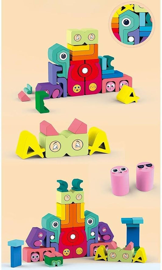 Abstract Creative Building Blocks - Wooden
