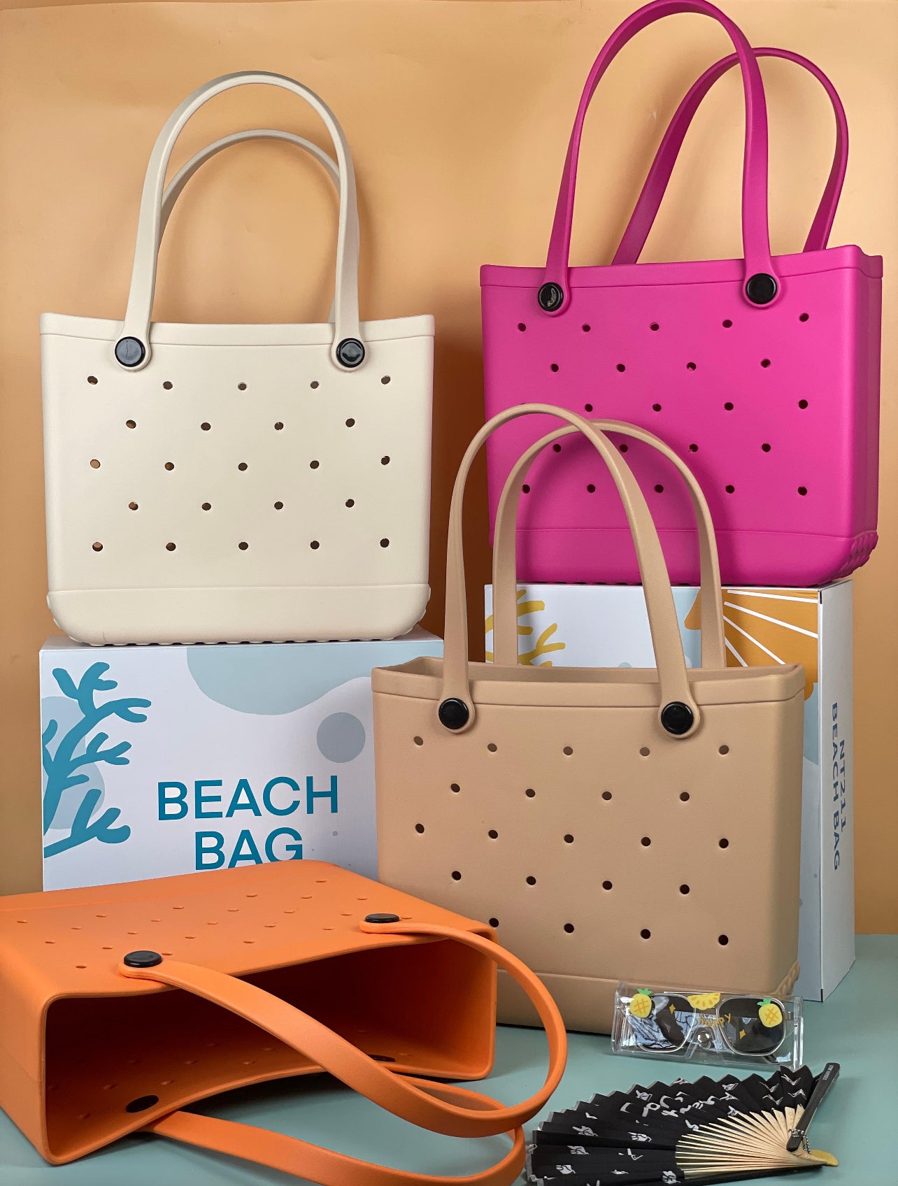 Big Silicone Shopping/Beach Bags