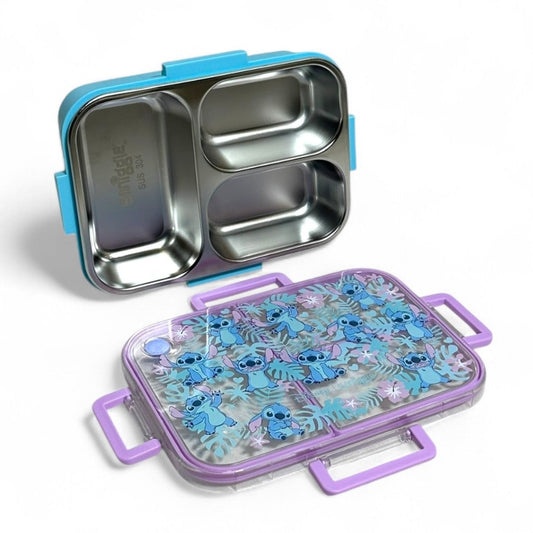 Smiggle - Trio Large Stainless Steel Lunchbox