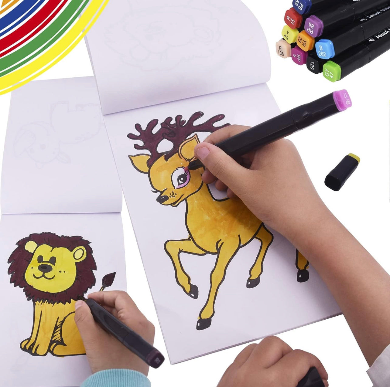 Zoo Coloring Trunk - Beginner’s Colouring Paradise