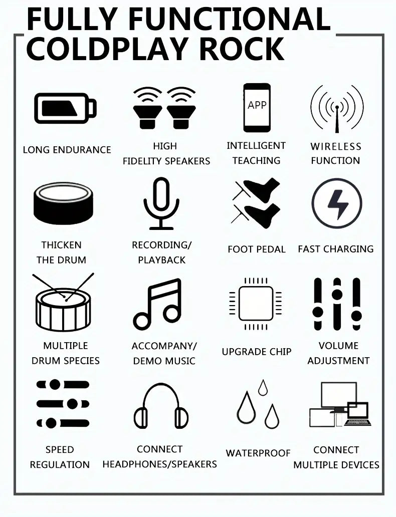 Digital Electronic Drums | Advanced 11 Pads