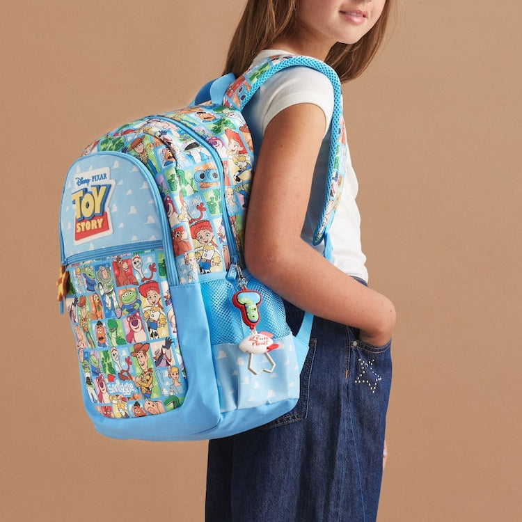 Smiggle - 16” Blue Toy Story Backpack