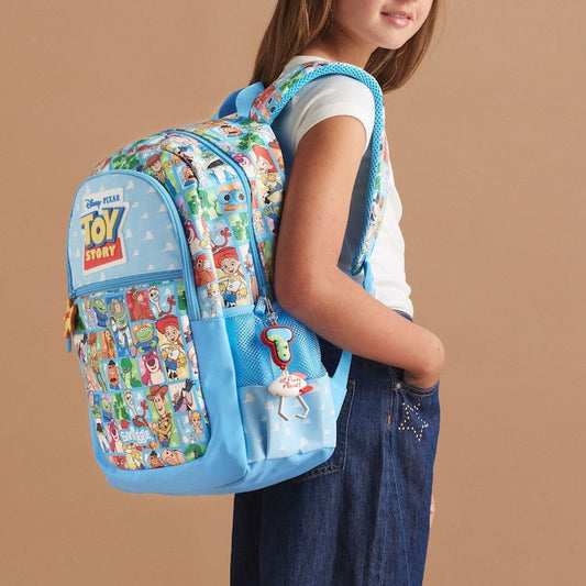 Smiggle - 16” Blue Toy Story Backpack