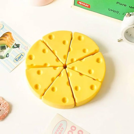 Cute Cheese Erasers | 2pcs