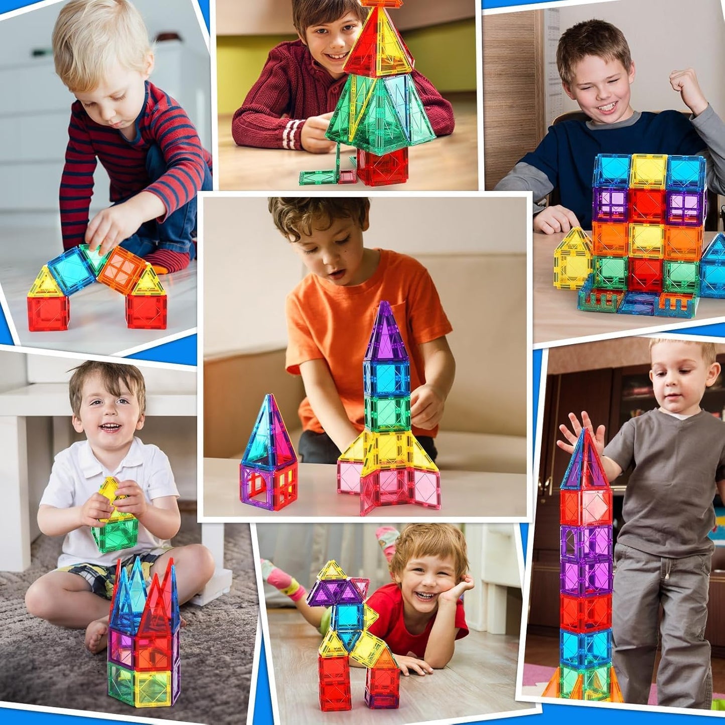 75pcs Magnetic Tiles - Learn n Play