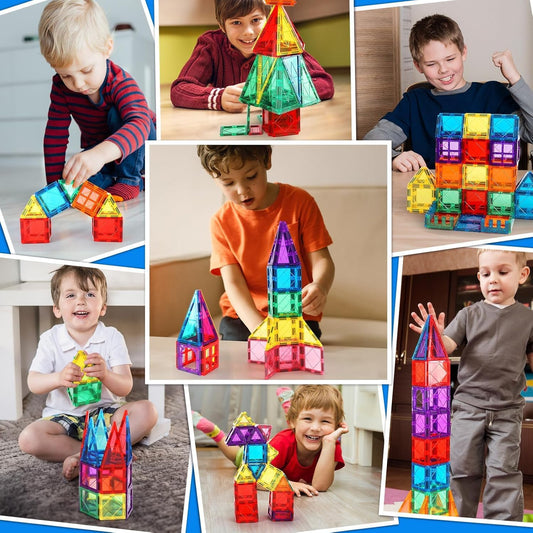 100pcs Magnetic Tiles - Learn n Play