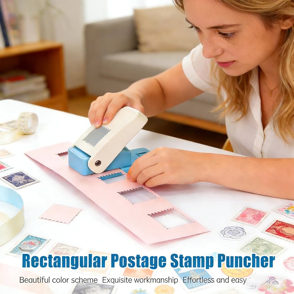 Rectangular Postage Stamp Puncher - 1” Size