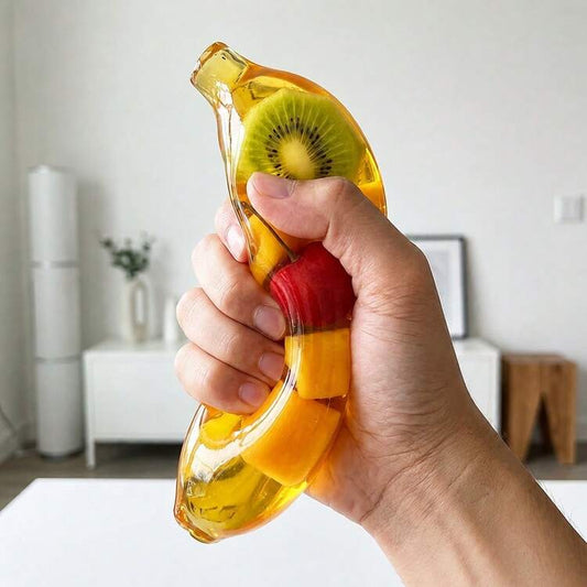 Banana Fruit Filled Squishy Toy - Coconut Oil