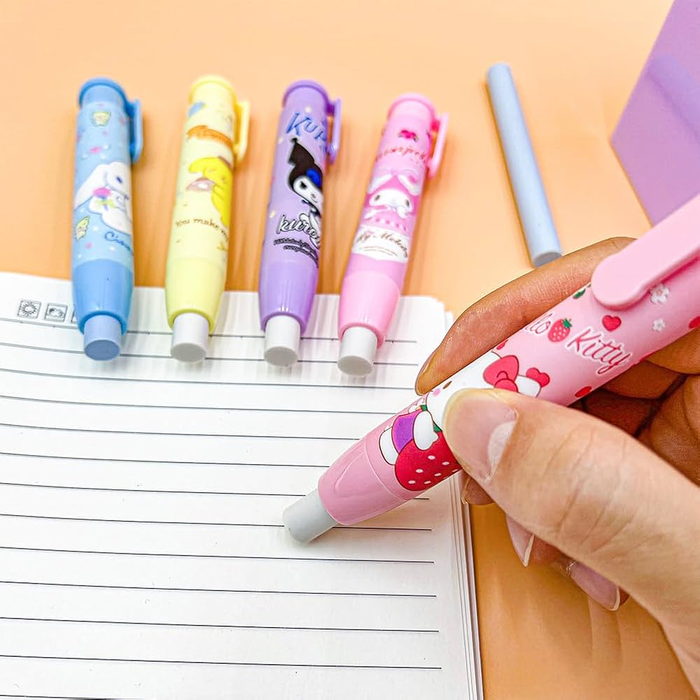 Kawaii-Sanrio - Push Pen Erasers