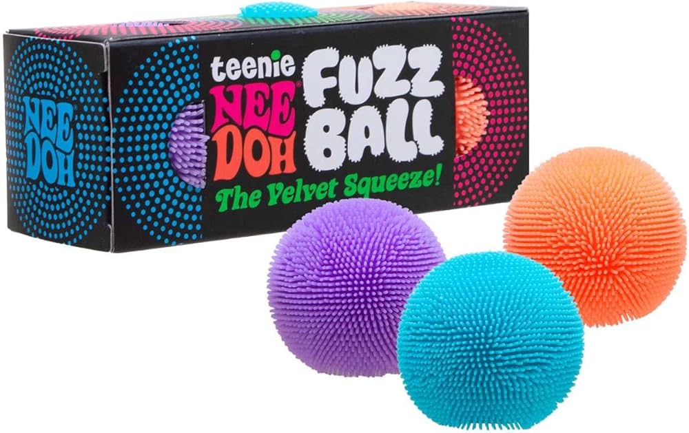 Nee Doh  - Teenie Fuzz Ball | 3pcs Set