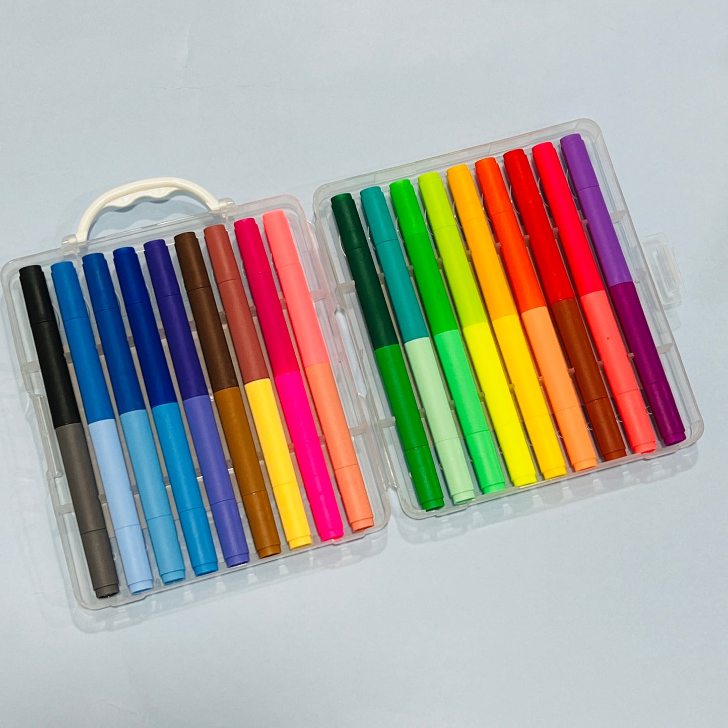 Bold and Bright - Twin Water Based Colour Pens | 18pcs | 36 Colours