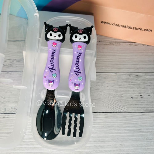 Travelling Utensils Box - Kids Spoon And Fork Set