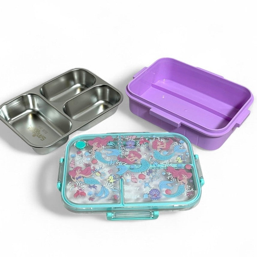 Smiggle - Trio Large Stainless Steel Lunchbox