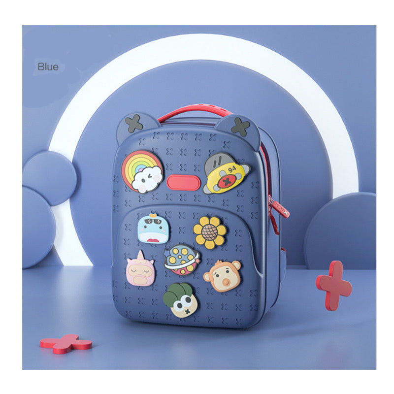 Luxury EVA Backpack with DIY Brooches