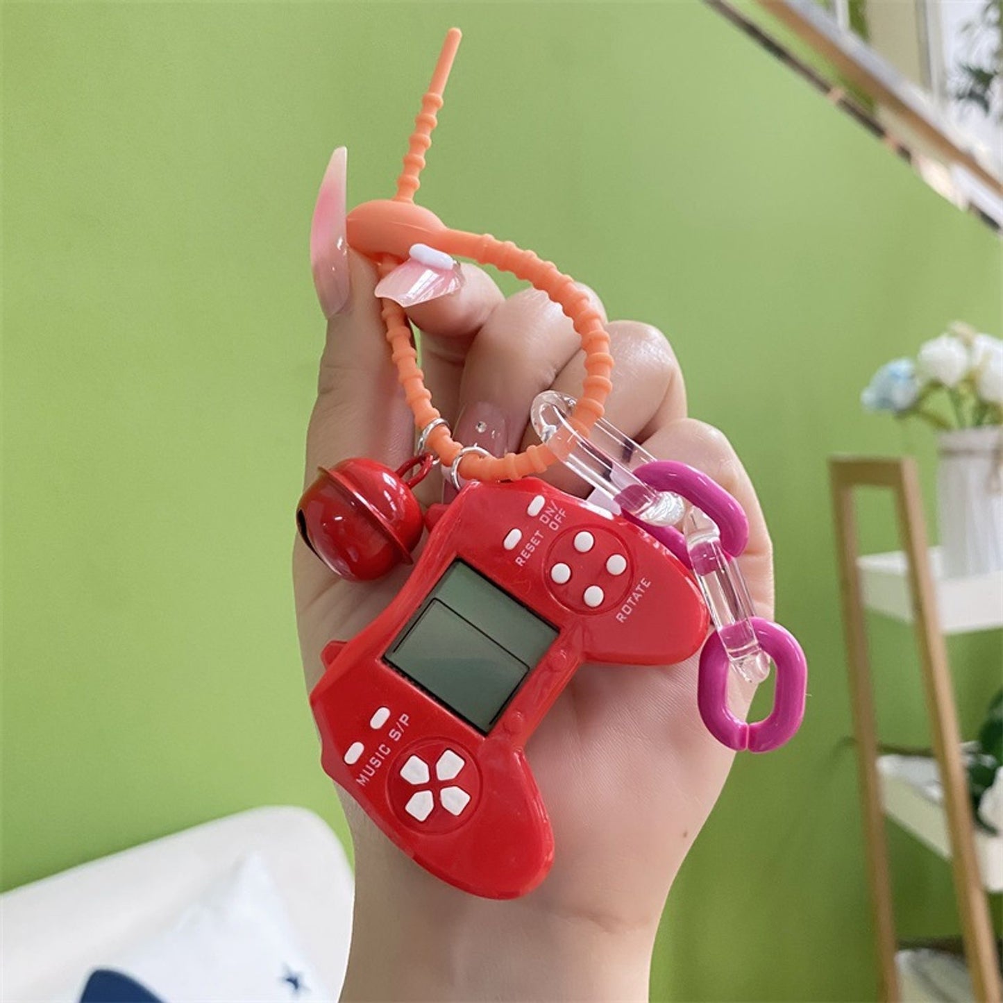 Gaming Keychain with Pendant