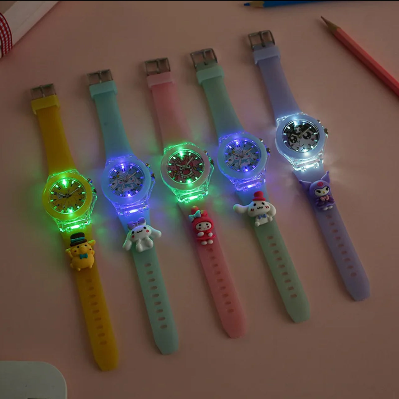 Kids Analog Watches with Lights