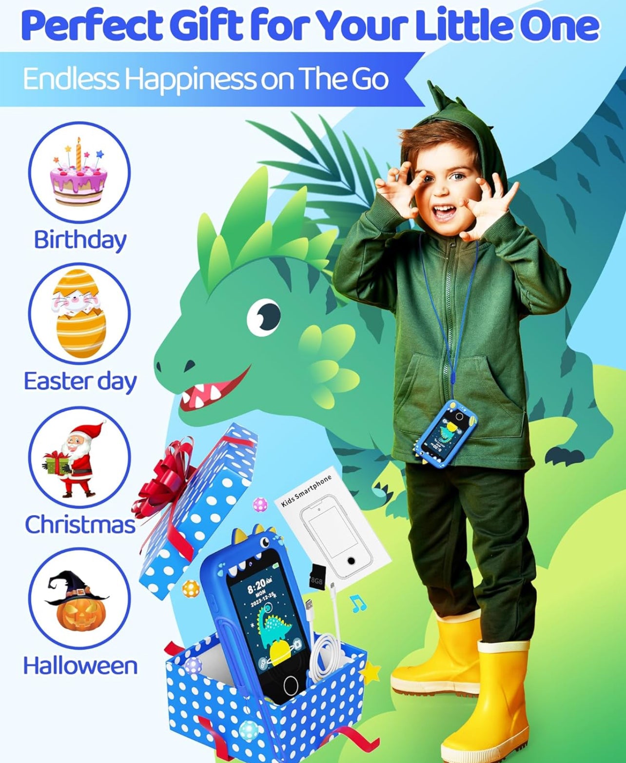 Entertaining Kids - Touch Smartphone/Camera |  Learning