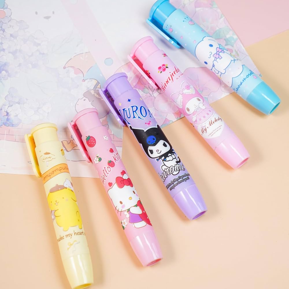 Kawaii-Sanrio - Push Pen Erasers