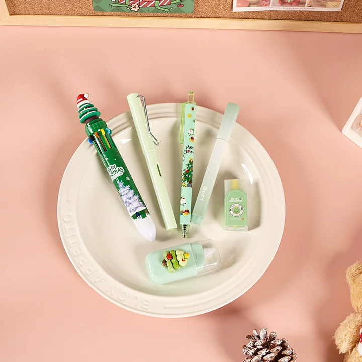 Christmas - 7pcs Aesthetic Stationary Gift