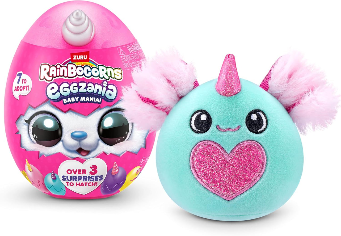 Zuru - Rainbocorns Eggzania Baby Mania Plush Toy