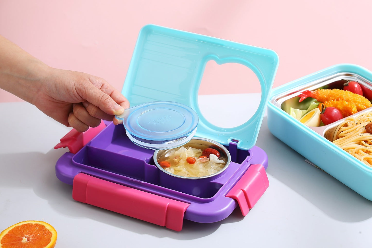 5 Compartments Molly Polly Lunchbox (For Teenagers/Adults)