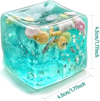 Ocean World - Squishy Ice Cube with Shells | 1pcs (20th Aug)