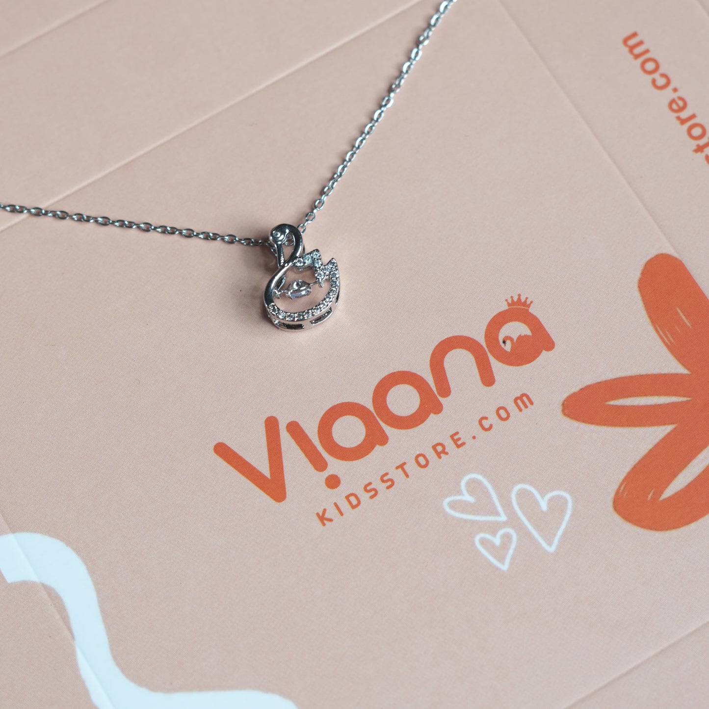 Shining Swan Necklace