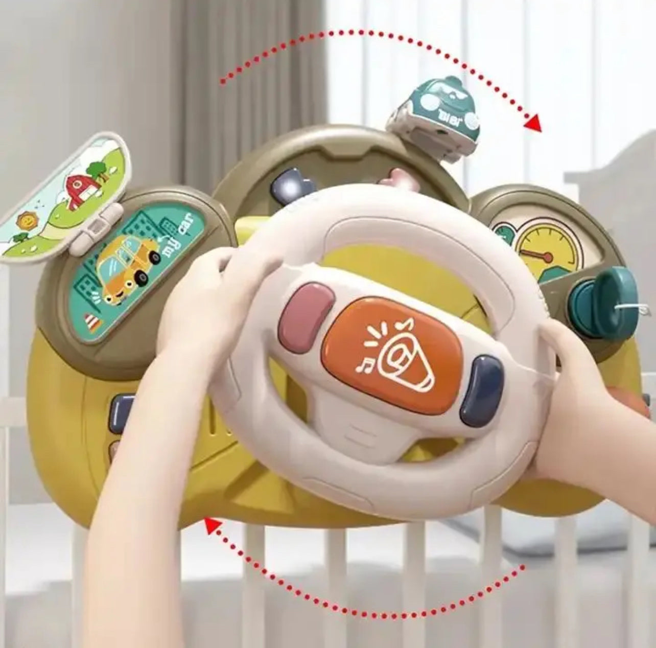 Drive with Dad - Baby Steering Wheels