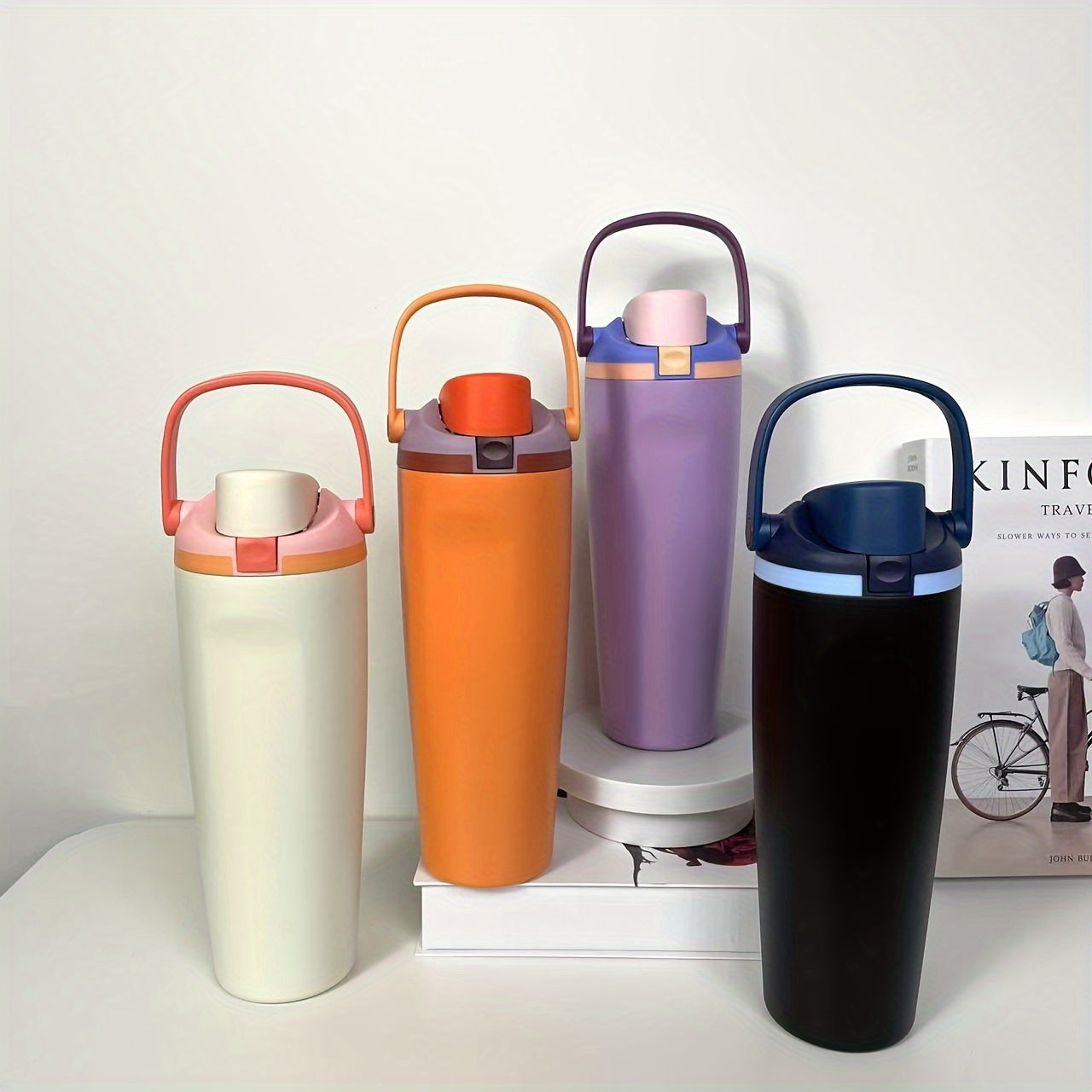 Dual-Drinking Water Bottle - 30oz