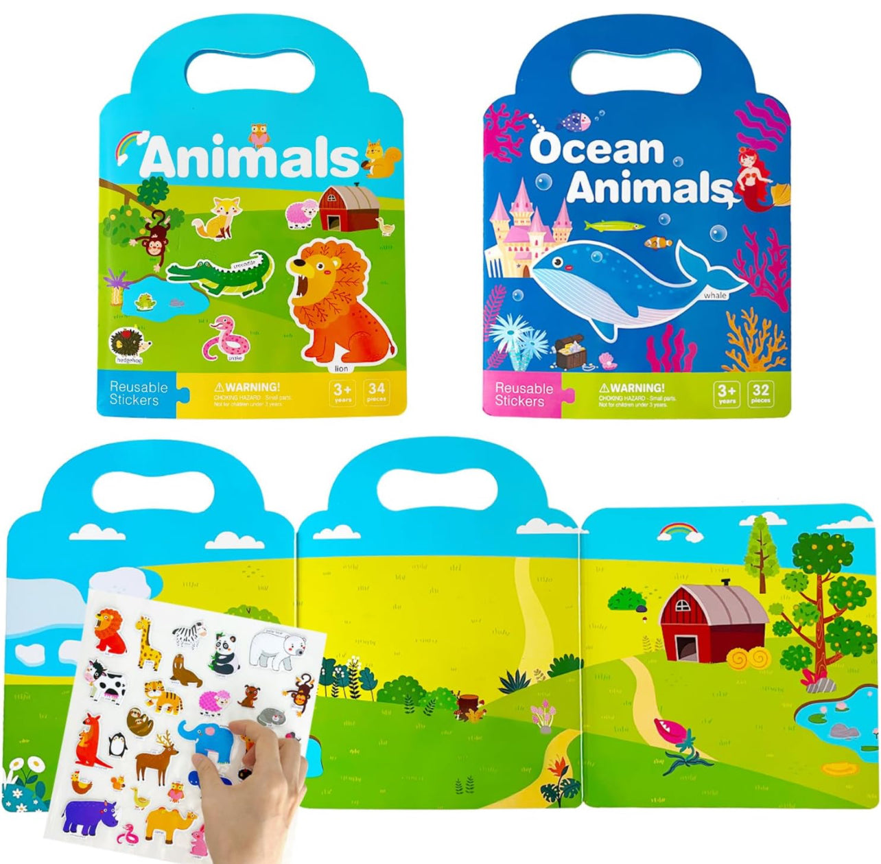 Reusable Sticker Books - DIY | Educational | Fun Learn