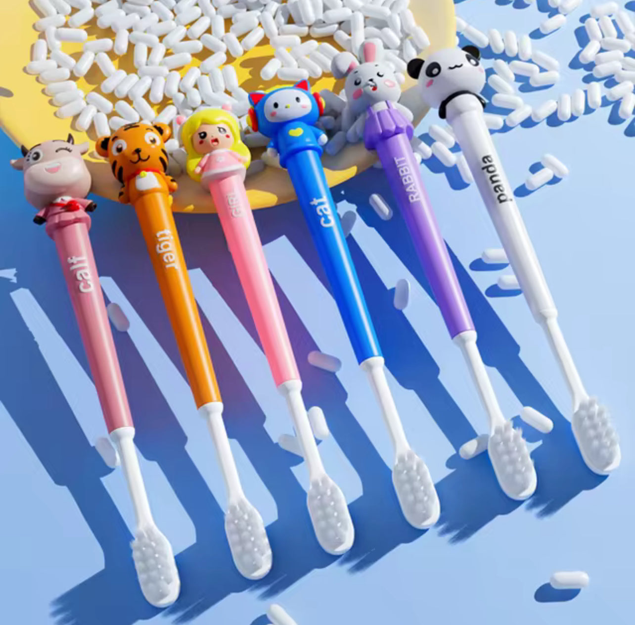 Super Soft Silicone Toothbrush - Animal Themes