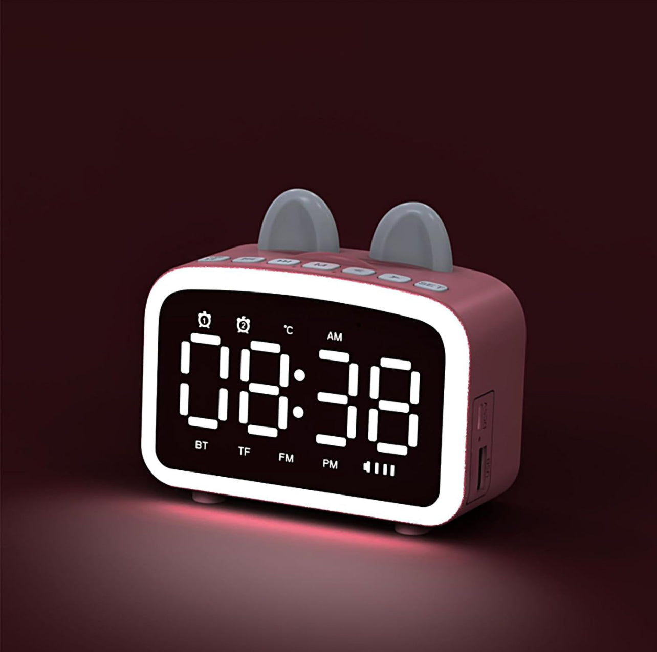 Digital Alarm with Portable Speaker