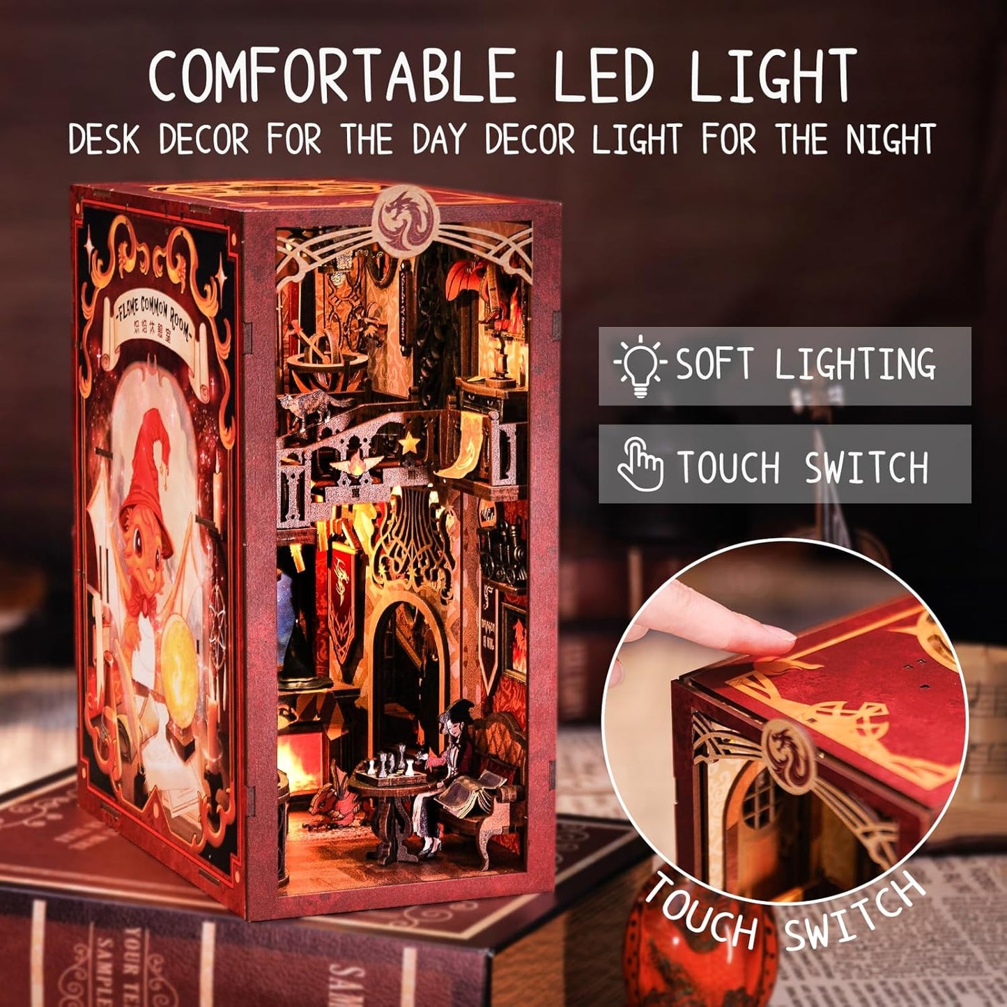 CuteZee - Amazing Common Room | DIY Booknook