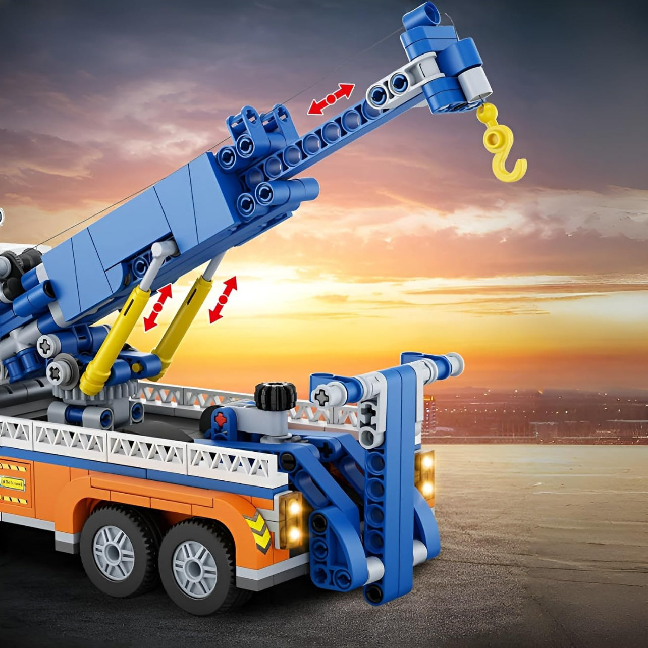 Tow Truck Building Block Set - 781pcs