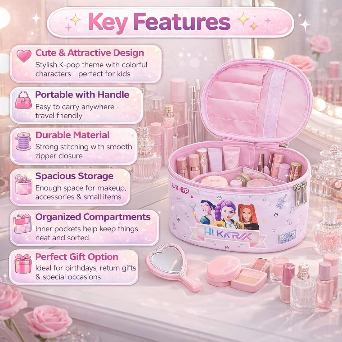 K-Pop - 1pcs Vanity Bag