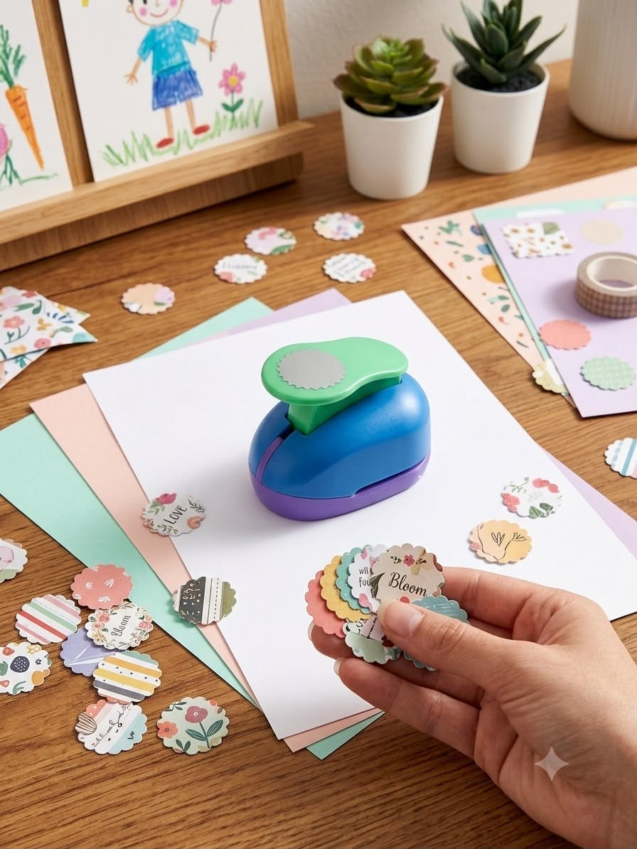 Round Punch Machine - DIY Art & Crafts