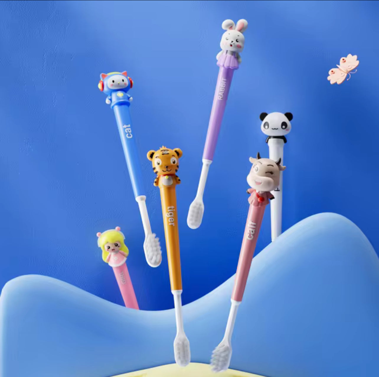 Super Soft Silicone Toothbrush - Animal Themes