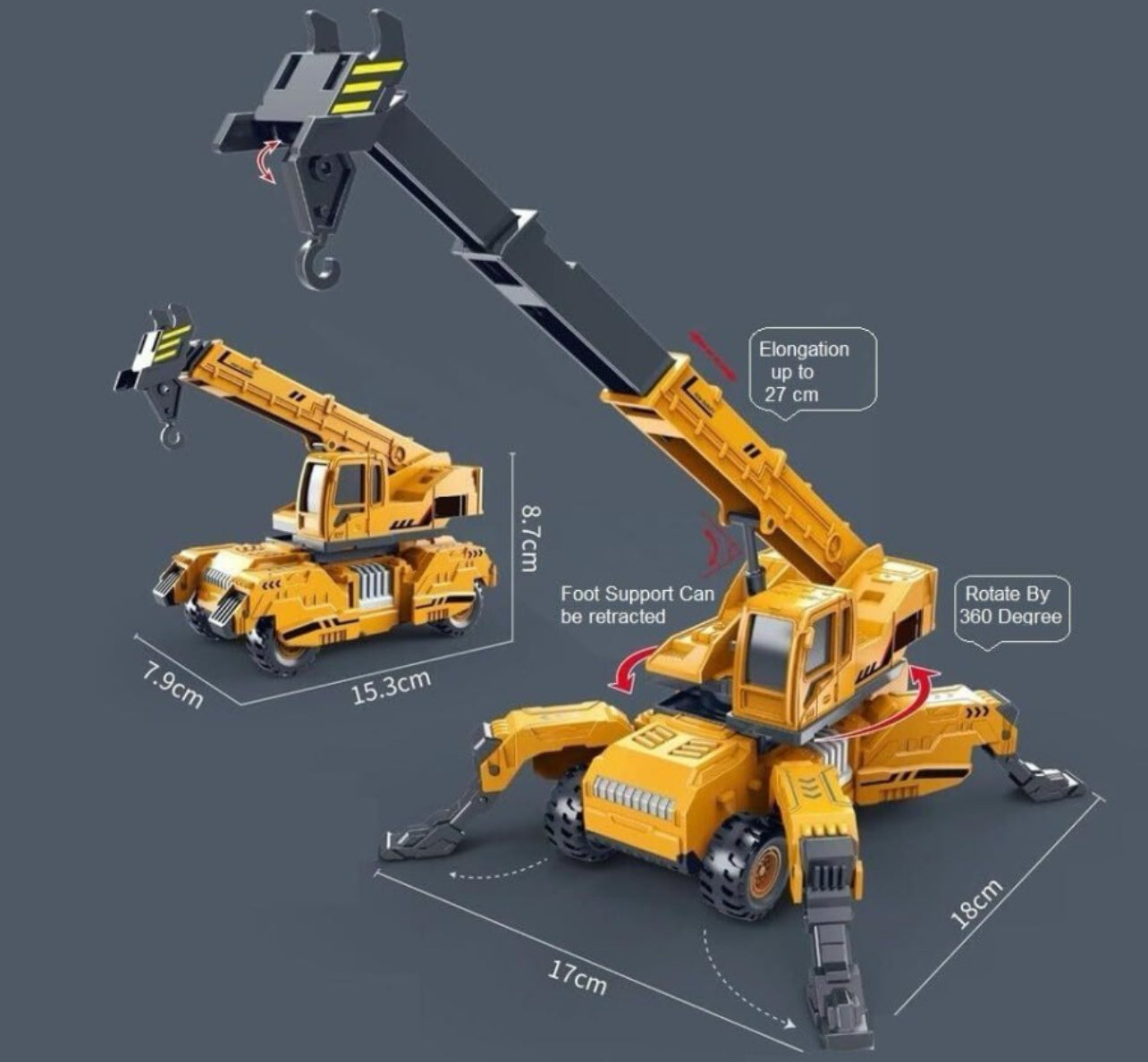 Crane - Friction Powered Lifting