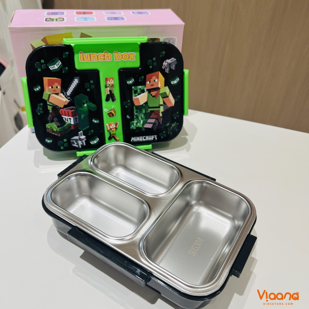 Mini Meal - 3 Grid Spill Free 600ml Lunchbox