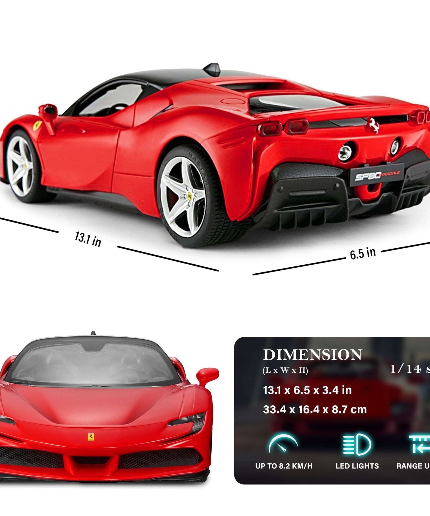 Rastar R/C - Ferrari SF-90 Stradale | Scale - 1:14