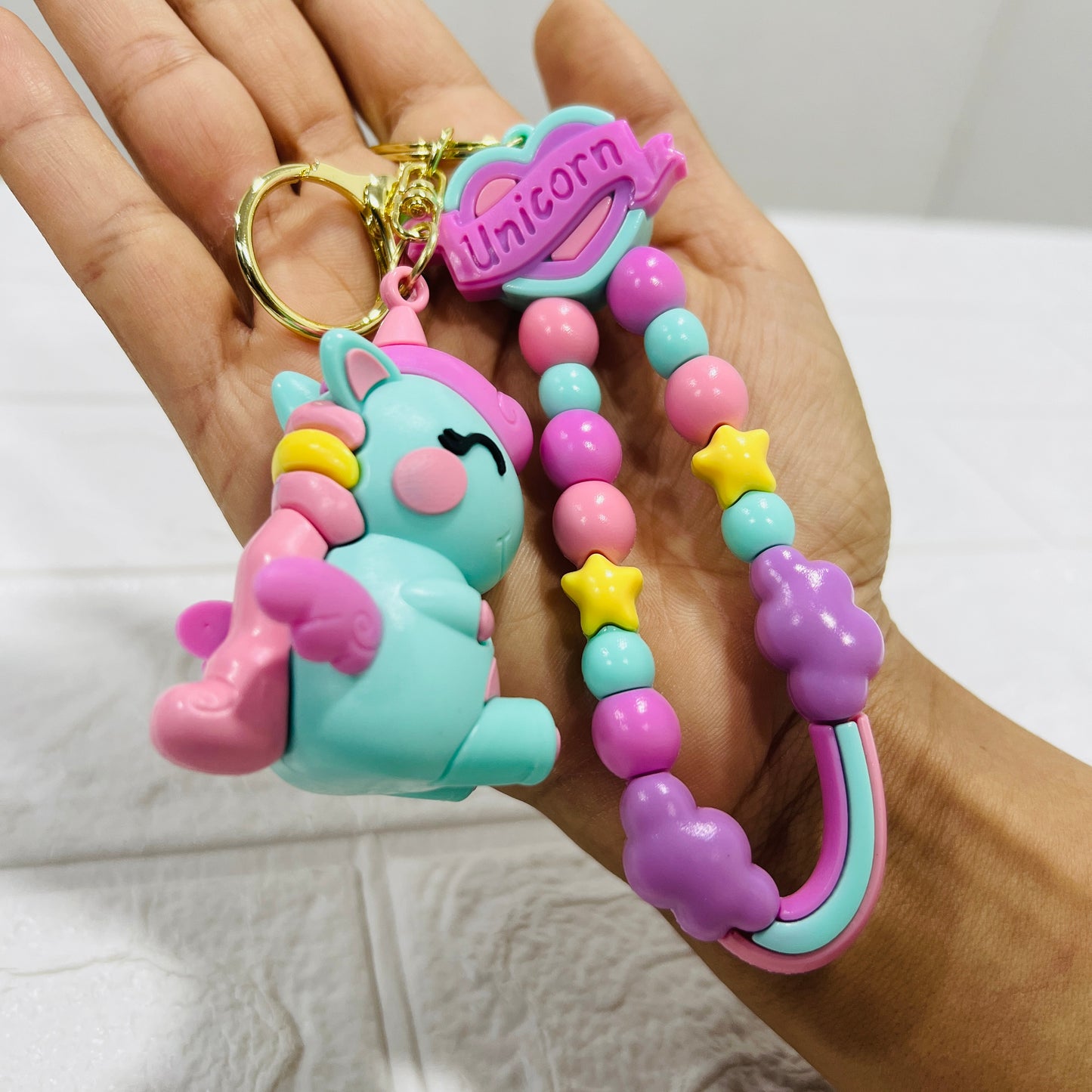 Unicorn Silicone Keychain | Big | Heavy Quality