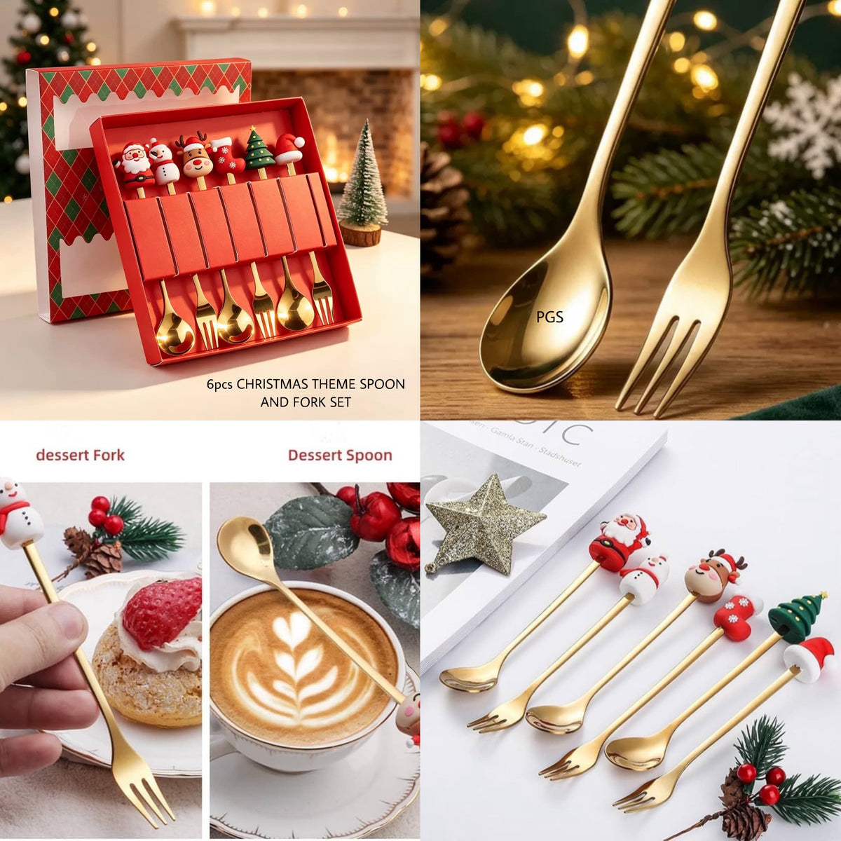 Christmas - Cutlery Set | Stainless Steel