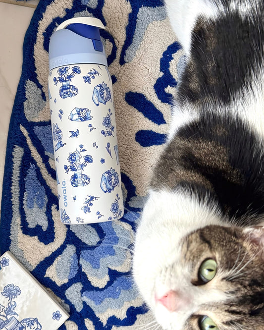 Owala FreeSip - Delft Cat