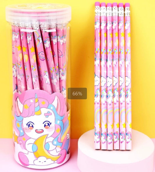 Big Barrel - 60pcs Cute Pencils