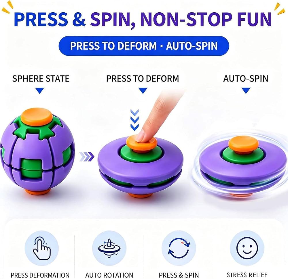 3D Printed Fidget Toy - 2pcs