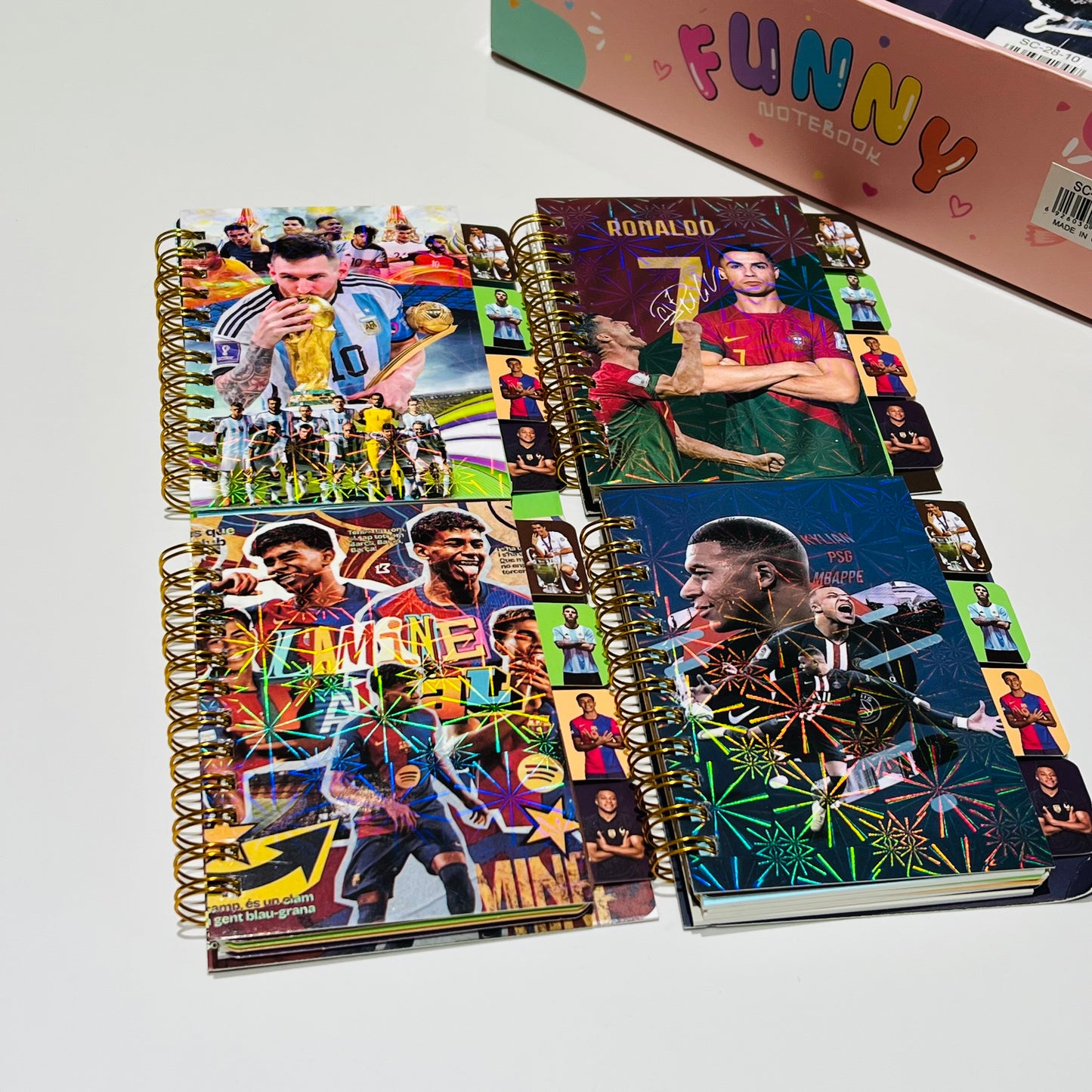 Football - A5 Spiral Notebook