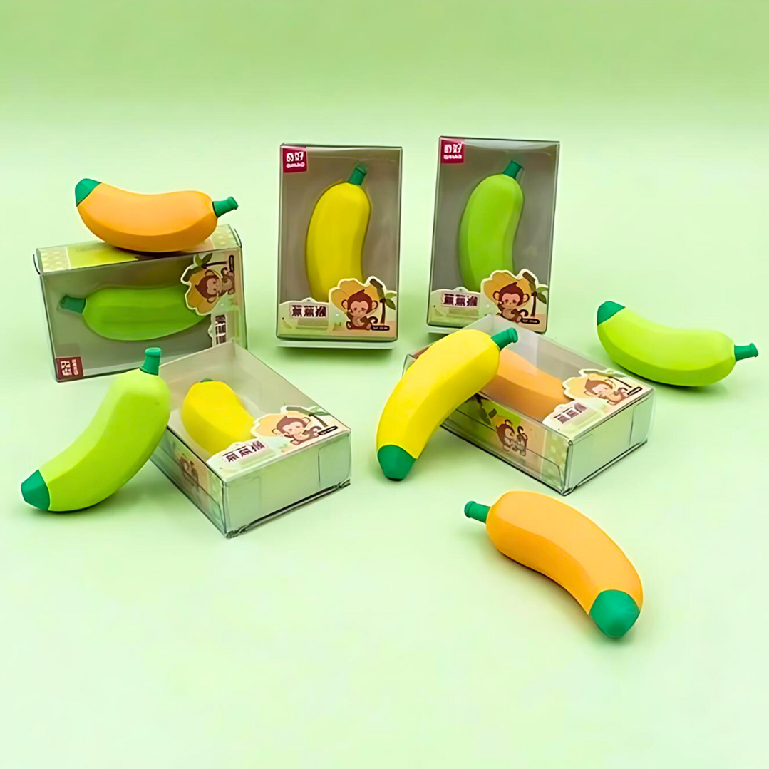 Fresh Banana Erasers