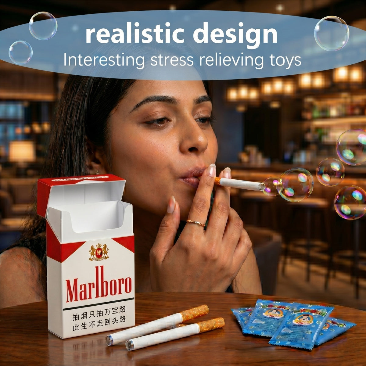Prank Bubble Cigarettes